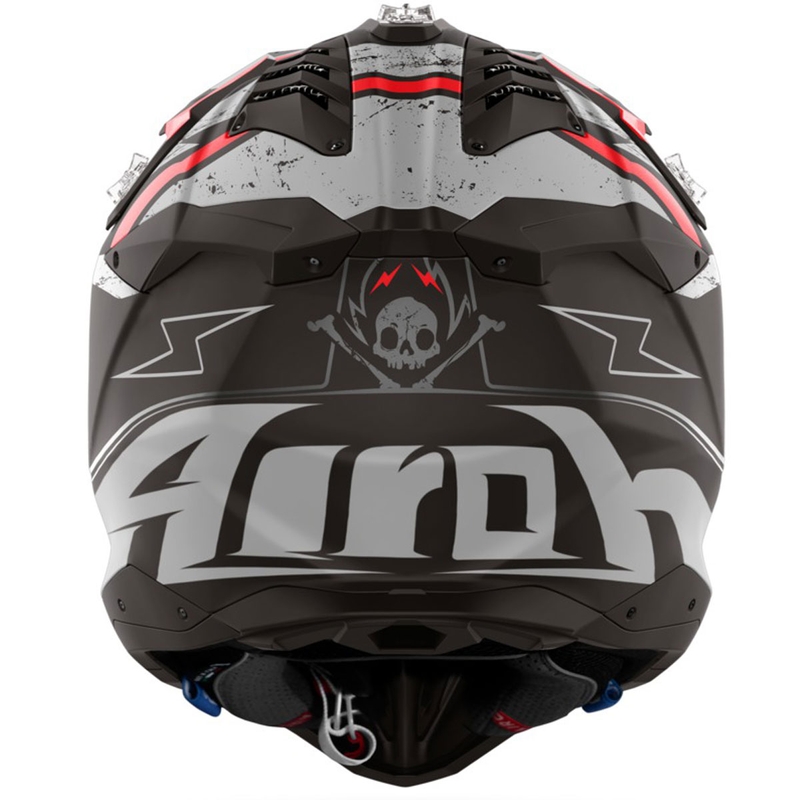 Κράνος μοτοκρός Airoh Aviator 3 Burnout μαύρο ματ