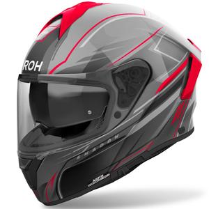 Κράνος μοτοσικλέτας Airoh SPARK 2 Shadow full face, γυαλιστερό κόκκινο