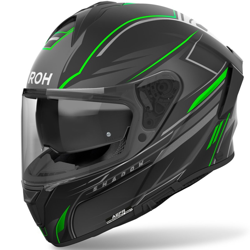 Κράνος μοτοσικλέτας Airoh SPARK 2 Shadow full face ματ πράσινο