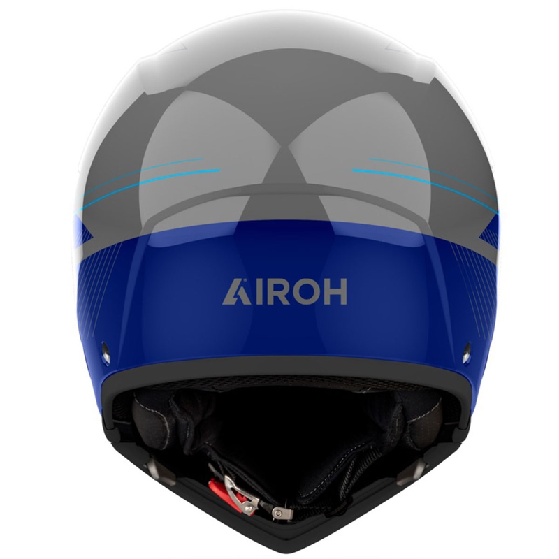 Κράνος μοτοσικλέτας Airoh J110 Slim γυαλιστερό μπλε