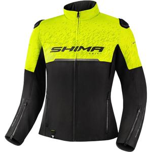 Γυναικείο μπουφάν μοτοσικλέτας Shima Drift μαύρο-fluo κίτρινο