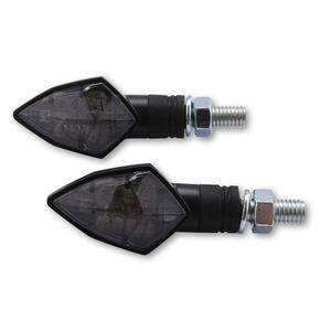 Φλας μοτοσικλέτας Highsider Smart Rock LED μαύρο