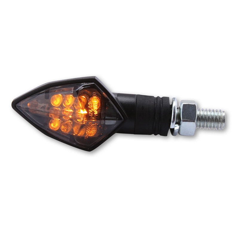 Φλας μοτοσικλέτας Highsider Smart Rock LED μαύρο