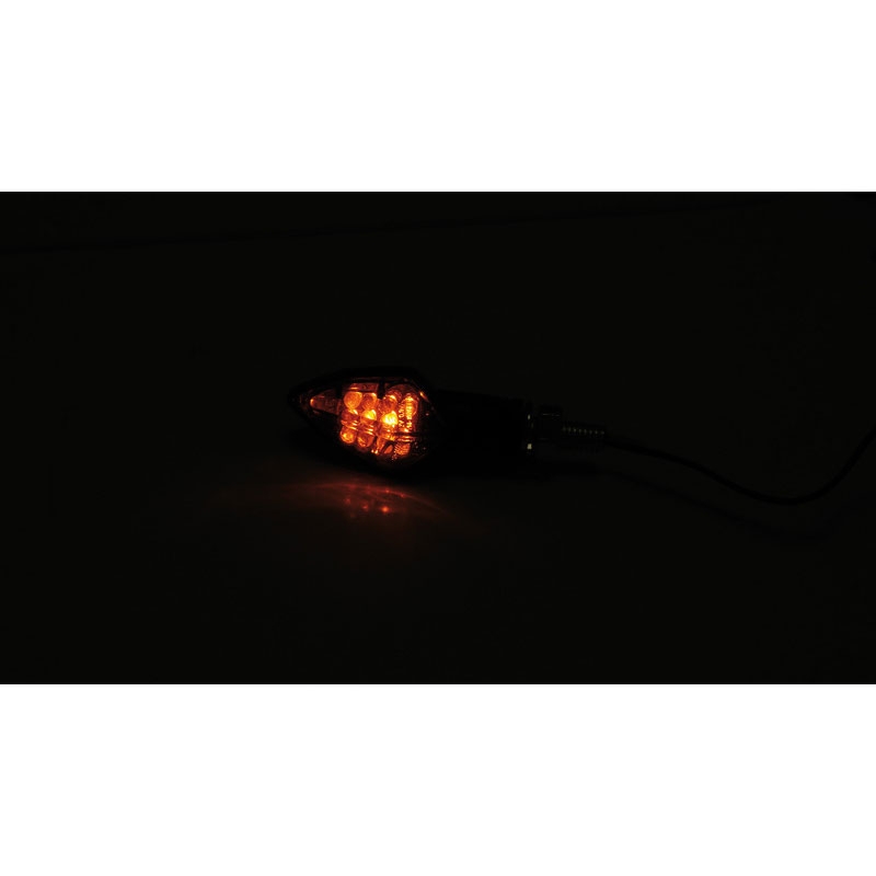 Φλας μοτοσικλέτας Highsider Smart Rock LED μαύρο