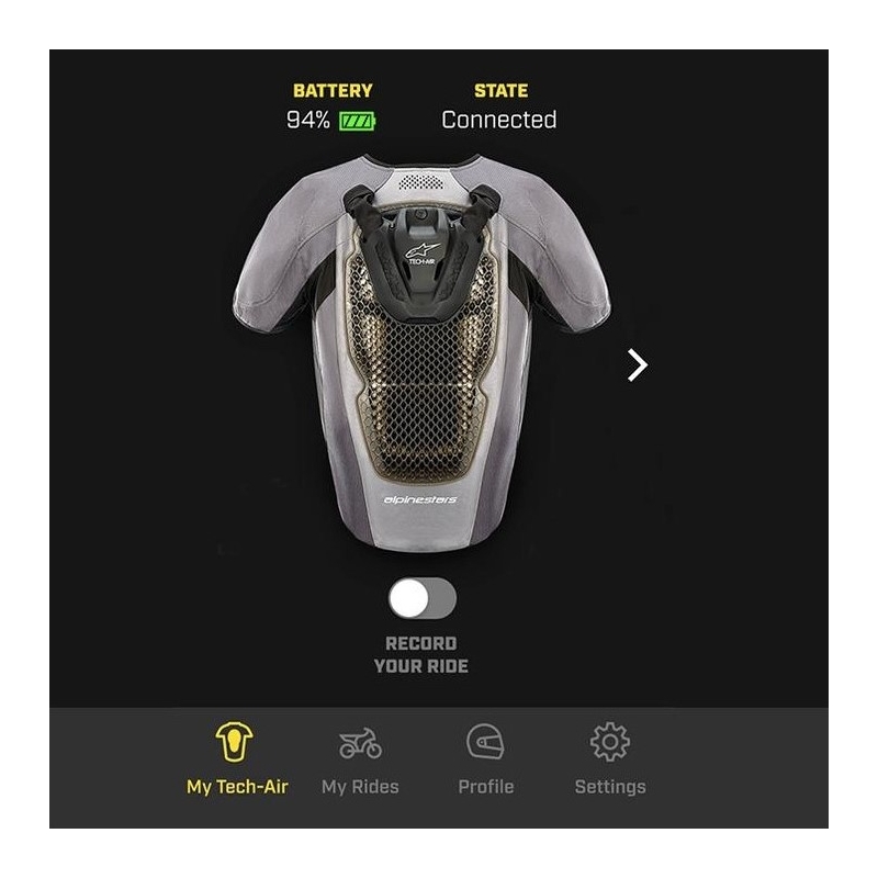 Γιλέκο αερόσακου Alpinestars Tech-Air® 5 γκρι-μαύρο - Ποιότητα II. - II. ποιότητα