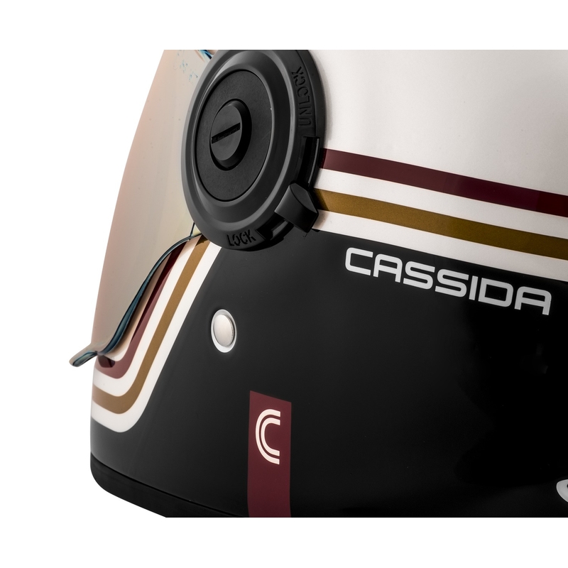 Κράνος μοτοσικλέτας Cassida Fibre Super Hooligan full face μαύρο-πράσινο σε  - II. ποιότητα