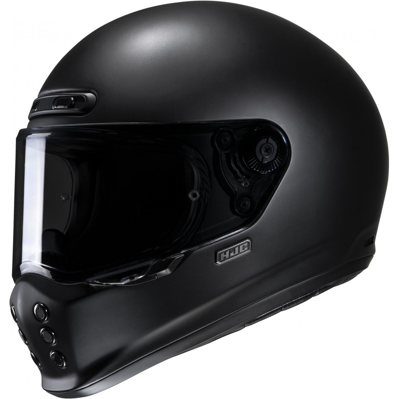 Κράνος μοτοσικλέτας full face HJC V10 Solid semi flat μαύρο - II. ποιότητας