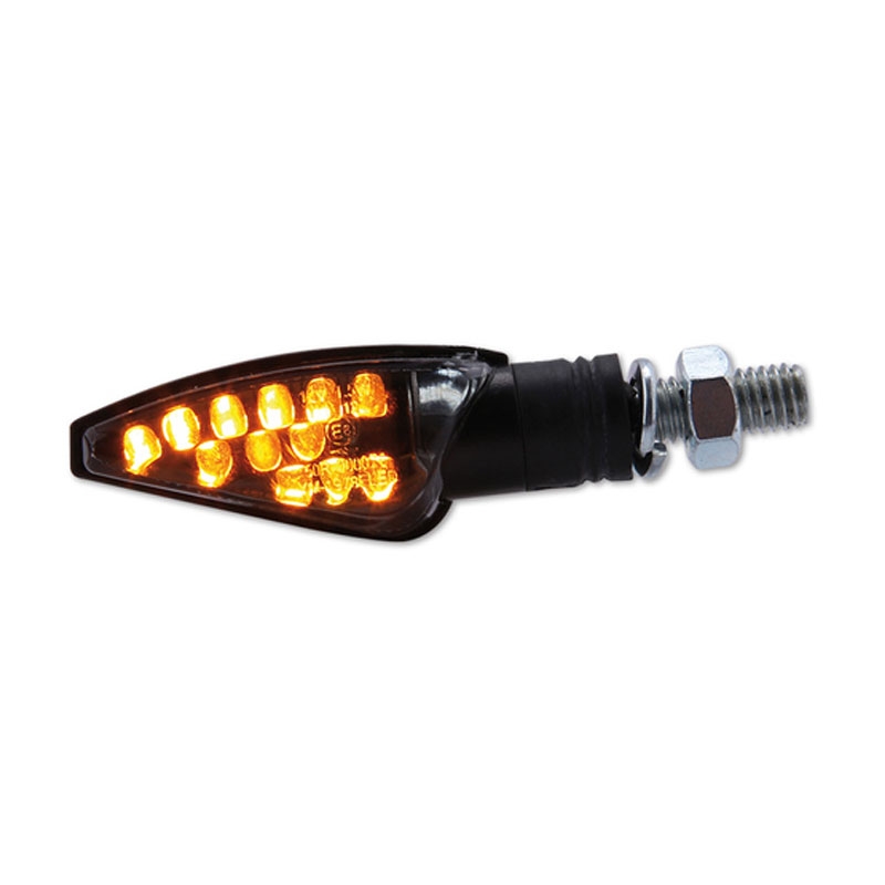 Φλας μοτοσικλέτας Highsider Smart Toledo LED μαύρο