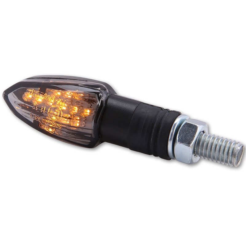 Φλας μοτοσικλέτας Highsider Smart Lizzard LED μαύρο