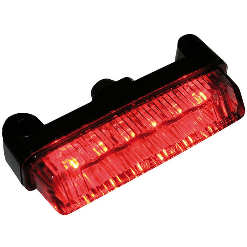 Πίσω φως μοτοσικλέτας Highsider Smart Mini LED, μαύρο-φιμέ
