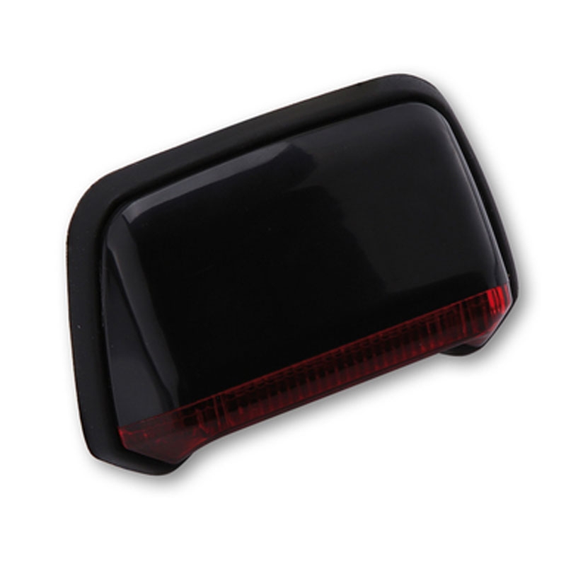 Πίσω φως μοτοσικλέτας Highsider Smart LED για τοποθέτηση στο φτερό, μαύρο-κόκκινο