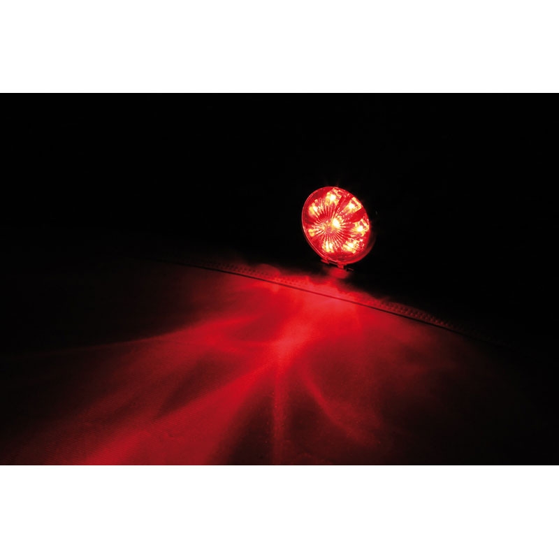 Πίσω φως μοτοσικλέτας Highsider Smart Bates Style LED μαύρο-χρωμιωμένο