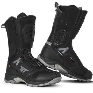 Μπότες μοτοσικλέτας SEVENTY DEGREES SD-BA6 Stelvio High μαύρο-γκρι