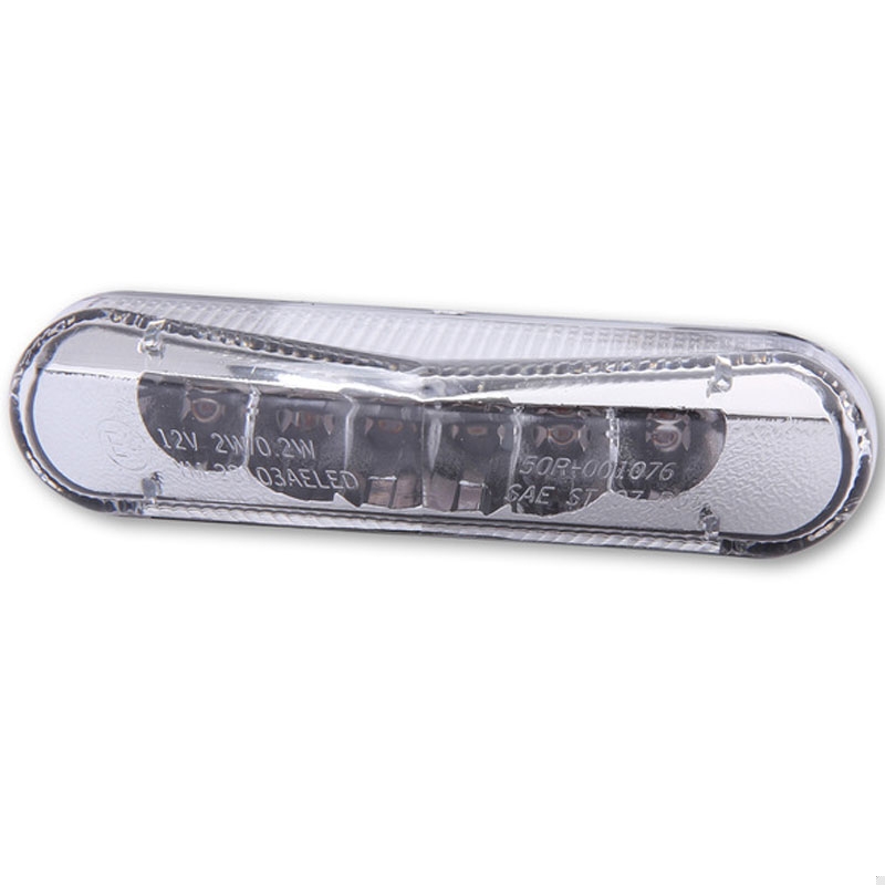 Πίσω φως μοτοσικλέτας Highsider Smart LED, διαφανές