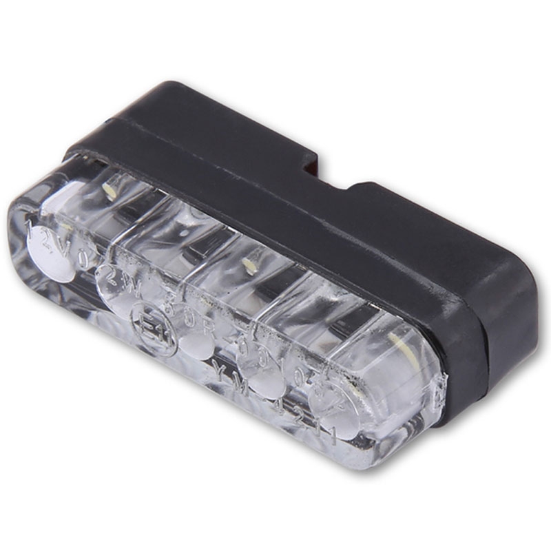 Φωτισμός πινακίδας κυκλοφορίας Δίοδοι LED Highsider Smart Mini μαύρο-διαφανές
