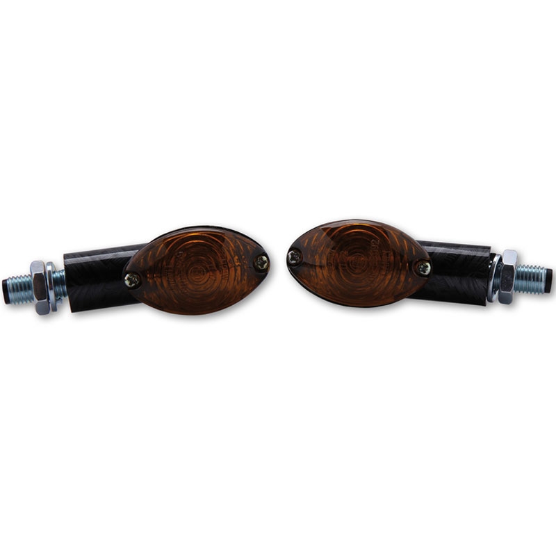 Φλας μοτοσικλέτας Highsider Smart Cateye Mini σε μαύρο χρώμα