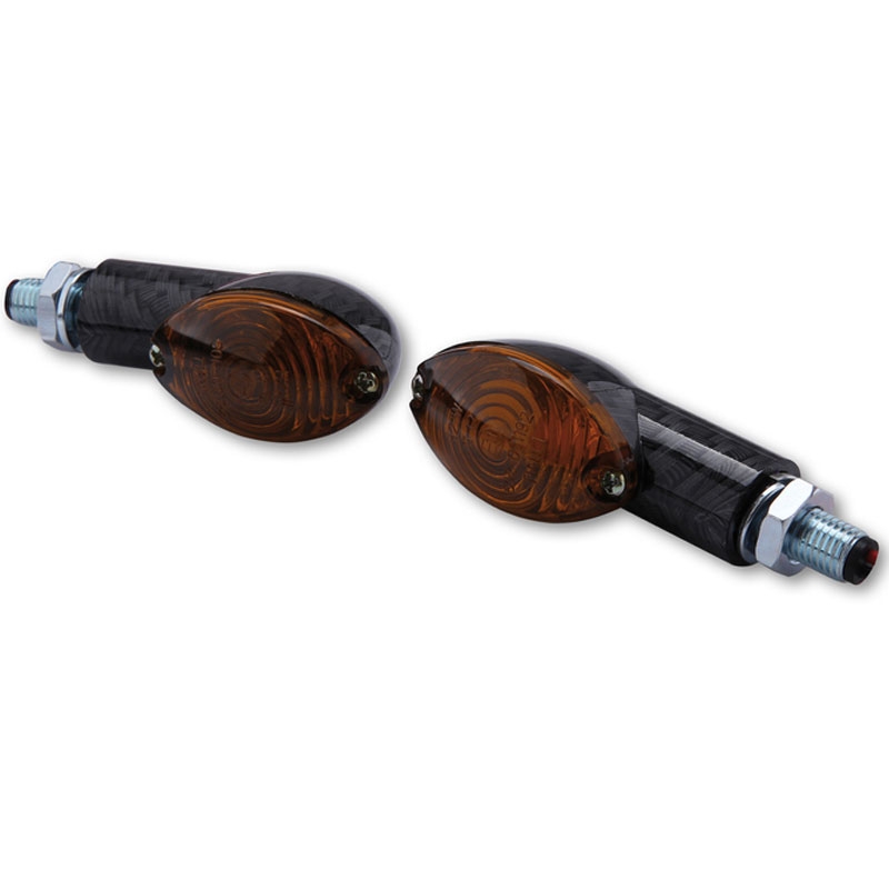 Φλας μοτοσικλέτας Highsider Smart Cateye Mini σε μαύρο χρώμα