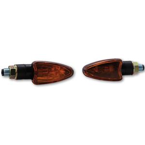 Φλας μοτοσικλέτας Highsider Smart Arrow Mini μαύρο-πορτοκαλί