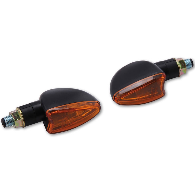 Φλας μοτοσικλέτας Highsider Smart Arrow Mini μαύρο-πορτοκαλί