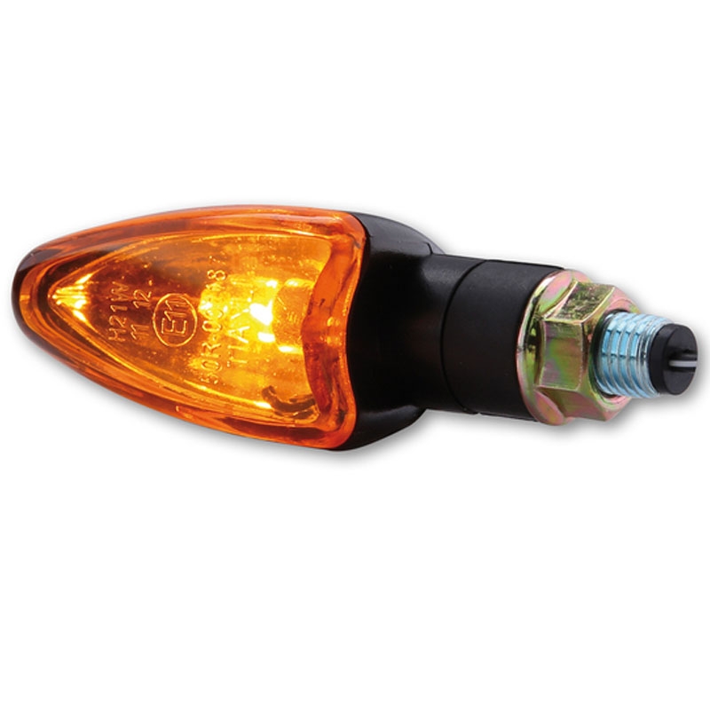 Φλας μοτοσικλέτας Highsider Smart Arrow Mini μαύρο-πορτοκαλί