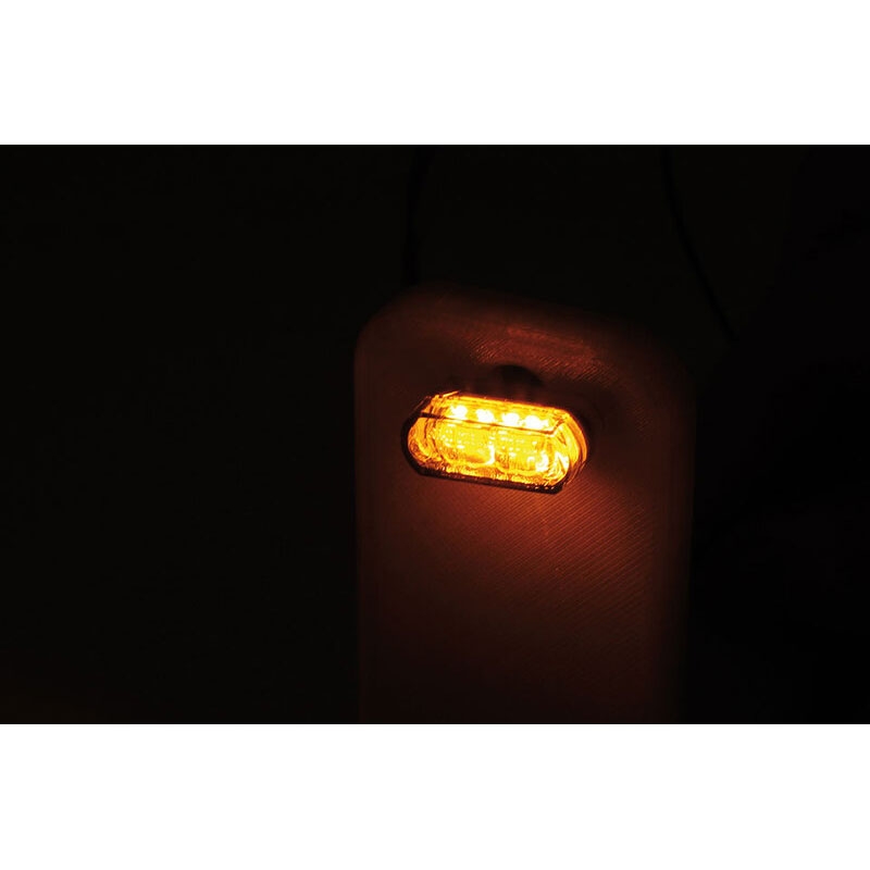 Φλας μοτοσικλέτας Highsider Smart Module 1 Pro LED 3 σε 1 γκρι φιμέ