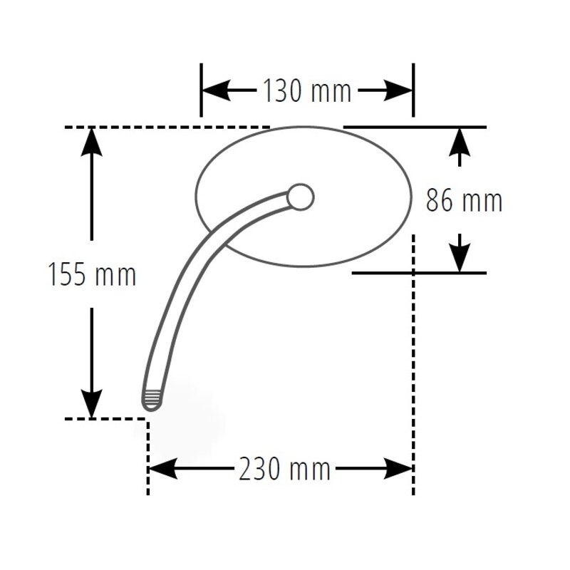 Καθρέφτης οπισθοπορείας Highsider Smart Booster 2 αριστερά/δεξιά μαύρος