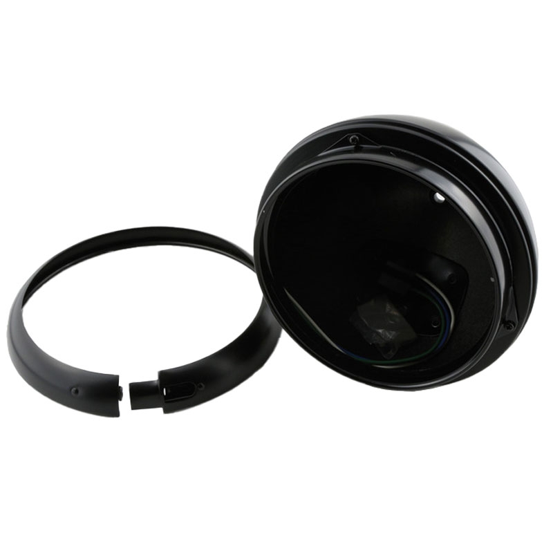 Κέλυφος προβολέα Highsider Smart HD-style 7 ιντσών σε ματ μαύρο χρώμα