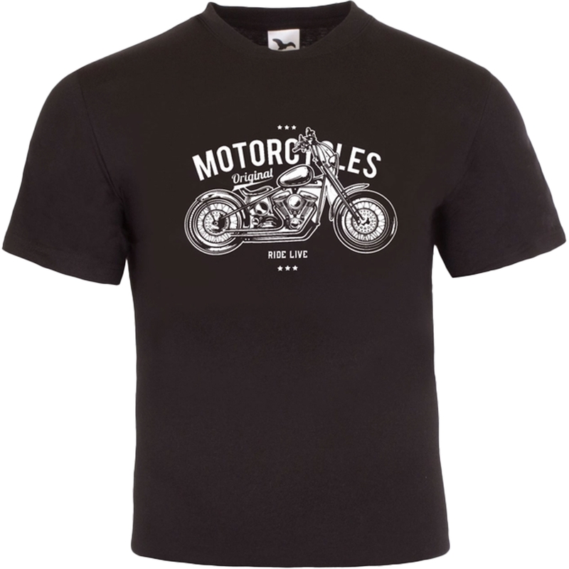 RSA Motorcycles Ride Live T-shirt μαύρο