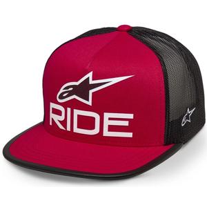 Alpinestars Ride 4.0 ER καπέλο κόκκινο-μαύρο-λευκό