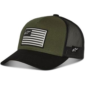 Alpinestars Flag Snap Hat πράσινο-μαύρο