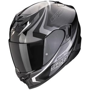 Ακέραιο κράνος μοτοσικλέτας Scorpion EXO-520 EVO AIR TERRA μαύρο-ασημί-λευκό