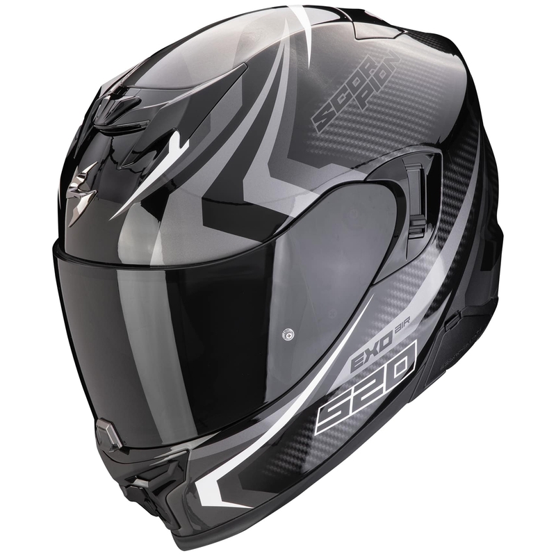 Κράνος μοτοσικλέτας Scorpion EXO-520 EVO AIR TERRA full-face μαύρο-ασημί-λευκό προσφορά