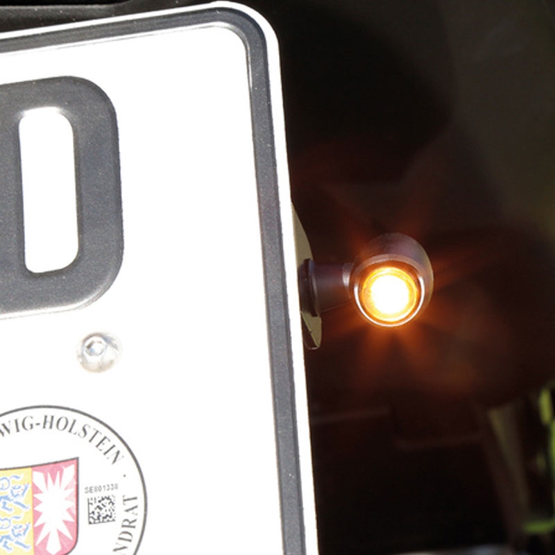 Ενδεικτικά LED Highsider Nova Ενδεικτικό LED ματ μαύρο 2 τεμάχια