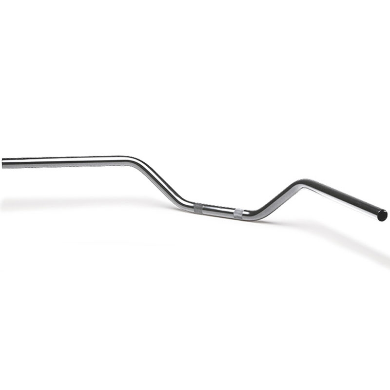 Τιμόνι μοτοσικλέτας Highsider Pro Flat Track L14 7/8 ιντσών χρωμιωμένο