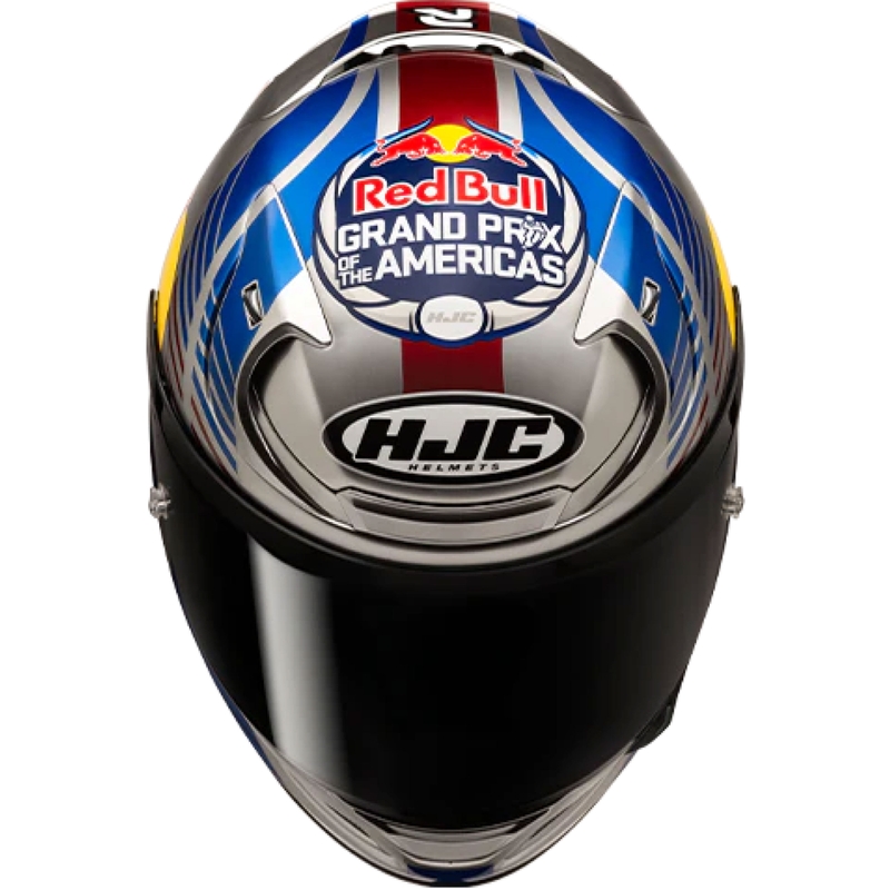 Κράνος μοτοσικλέτας full-face HJC RPHA 12 Red Bull Austin GP II MC21 μπλε-γκρι
