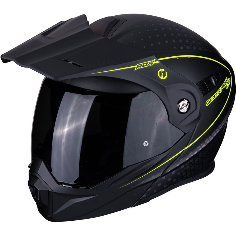 Výklopná enduro přilba Scorpion ADX-1 Horizon černo-fluo žlutá výprodej