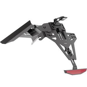 Βάση πινακίδας κυκλοφορίας με φωτισμό Highsider License Akron RS PRO KTM 1290 SUPER DUKE GT ABS μαύρη