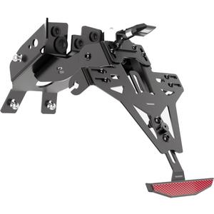 Βάση πινακίδας κυκλοφορίας με φωτισμό Highsider License Akron RS PRO KTM 690 SMC R μαύρη