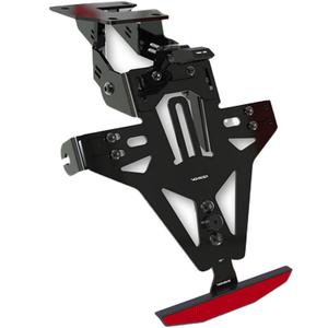 Βάση πινακίδας κυκλοφορίας με φωτισμό Highsider Akron RS PRO Triumph SPEED TRIPLE 1050 μαύρη