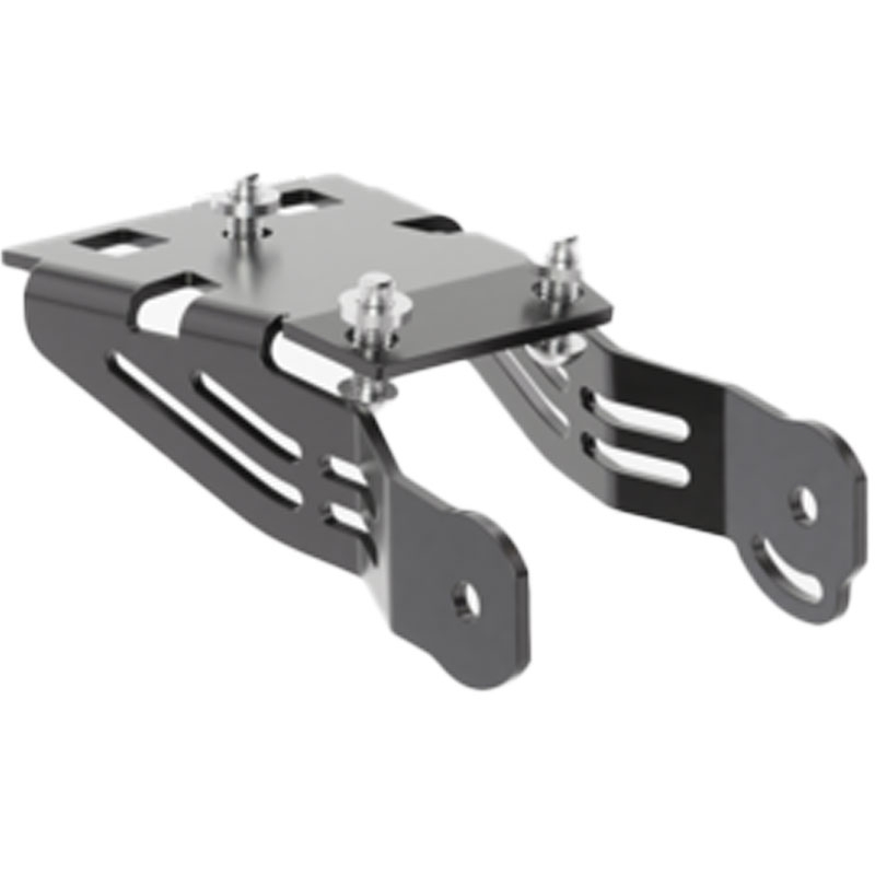 Βάση πινακίδας κυκλοφορίας με φωτισμό Highsider Akron RS PRO Honda CBR 650 F μαύρη