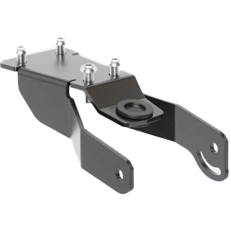 Βάση πινακίδας κυκλοφορίας με φωτισμό Highsider Akron RS PRO Honda CB 500 μαύρη