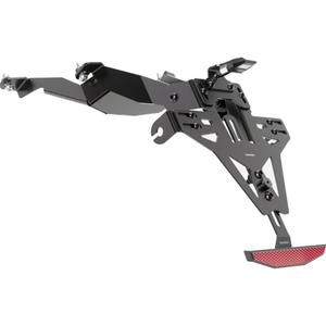 Βάση πινακίδας κυκλοφορίας με φωτισμό Highsider Akron RS PRO Honda CB 125 R NEO μαύρη