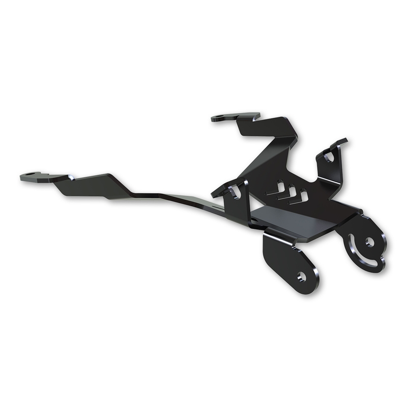 Βάση πινακίδας κυκλοφορίας με φωτισμό Highsider Akron RS PRO HONDA CB 1000 R NEO μαύρη