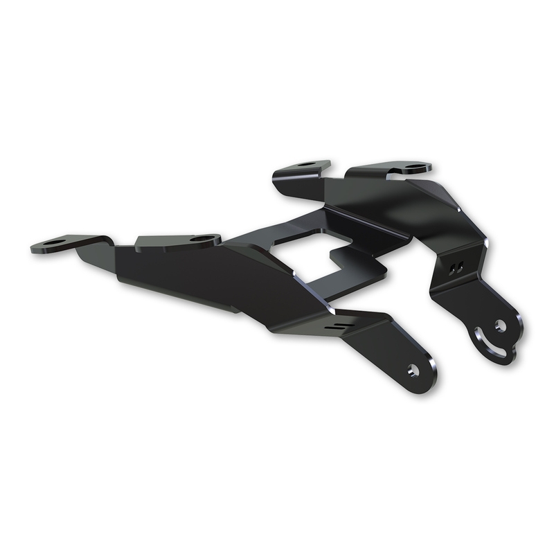 Βάση πινακίδας κυκλοφορίας με φωτισμό Highsider Akron RS PRO Honda CB 650 R μαύρη