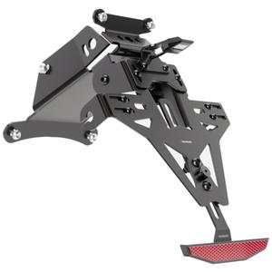 Βάση πινακίδας κυκλοφορίας με φωτισμό Highsider Akron RS PRO HUSQVARNA 701 μαύρη