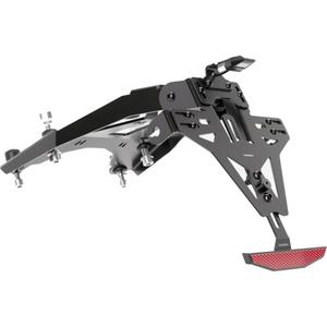 Βάση πινακίδας κυκλοφορίας με φωτισμό Highsider Akron RS PRO HUSQVARNA 401 μαύρη