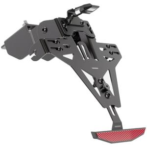 Βάση πινακίδας κυκλοφορίας με φωτισμό Highsider Akron RS PRO Kawasaki ER-6 F,N μαύρη