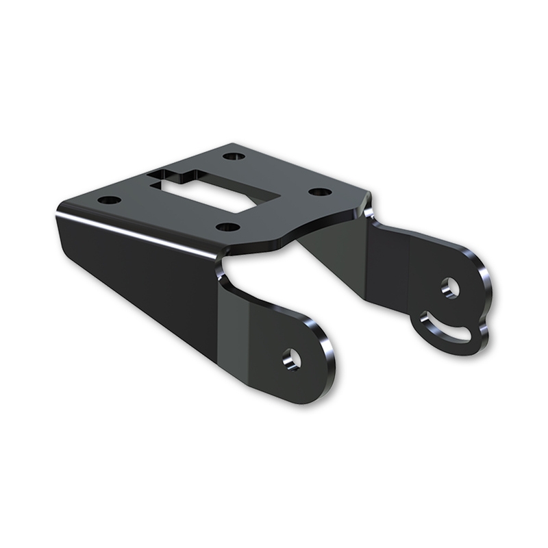Βάση πινακίδας κυκλοφορίας με φωτισμό Highsider Akron RS PRO Kawasaki Z 1000 μαύρη
