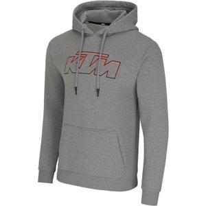 Φούτερ KTM Essential σε ανοιχτό γκρι μελανζέ χρώμα