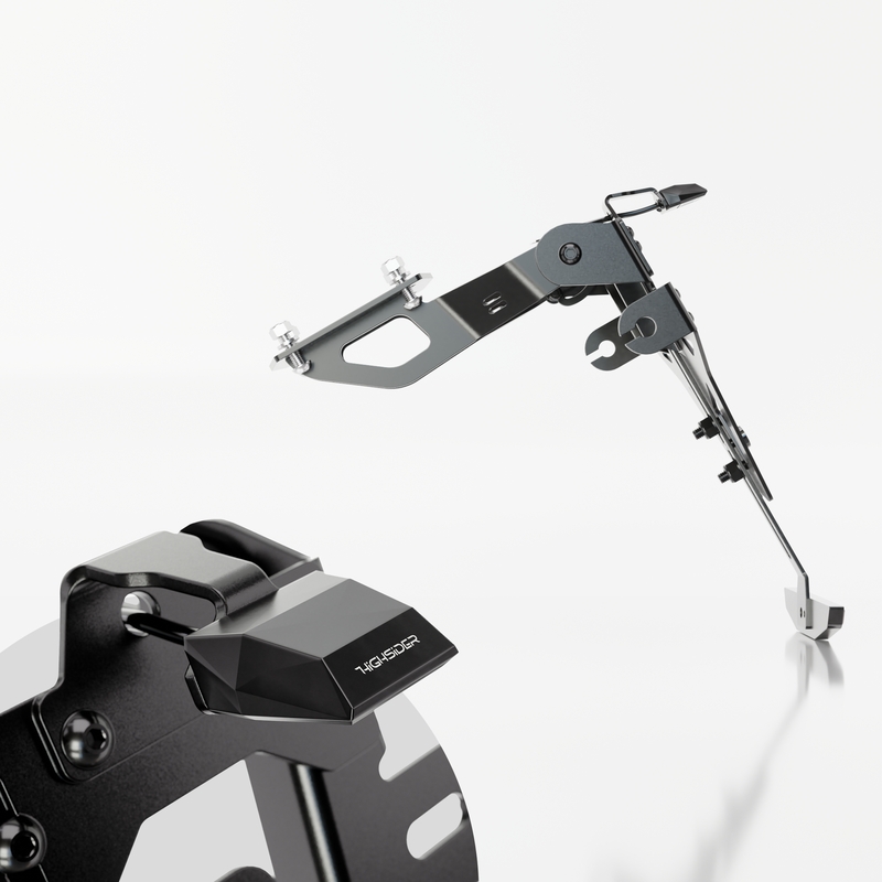 Βάση πινακίδας κυκλοφορίας με φωτισμό Highsider Akron RS PRO Kawasaki Z650, Ninja 650 μαύρη